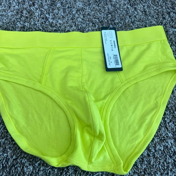 Yellow Men's Briefs - Picture 1 of 2